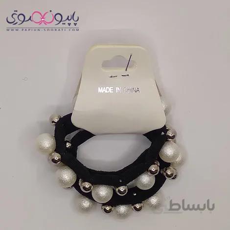 کش مو مرواریدی جفتی کد 1