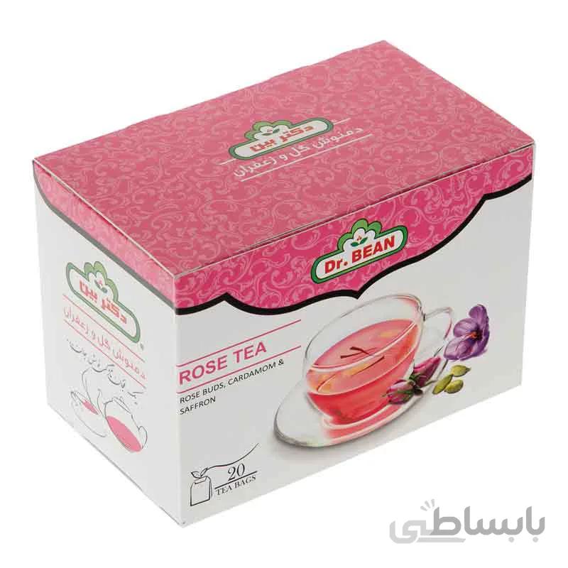 دمنوش گل و زعفران دکتر بین ۲۰ عددی