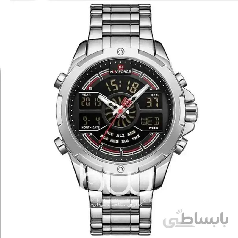 ساعت نیوی فورس مردانه | Naviforce 9170 Silver