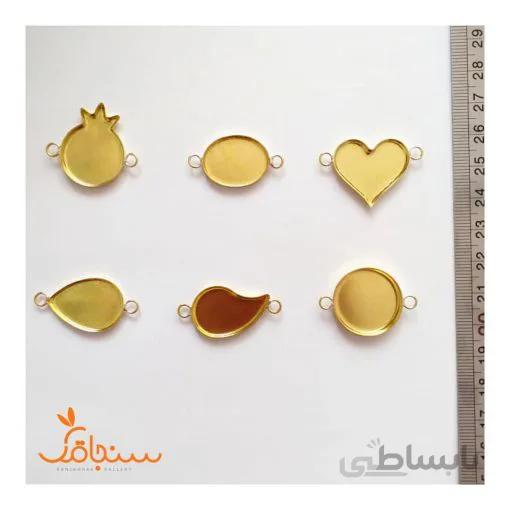 فریم دستبند برنجی کفه دار