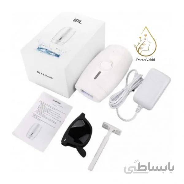 دستگاه لیزر خانگی حرفه ای رفع موهای زائد صورت و بدن آی پی ال با 800000 شات IPL Laser Hair Removal Handset