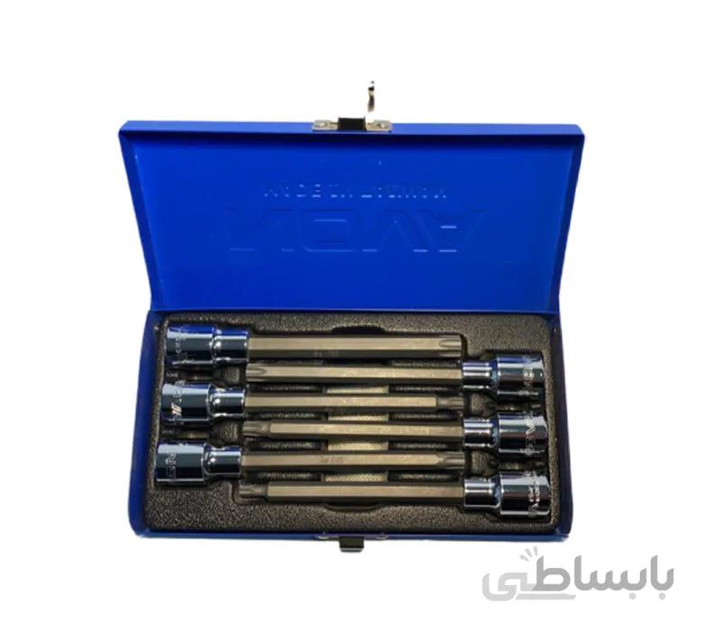 جعبه بکس 6 پارچ 1/2 الن ستاره اي بلند نوا 7015