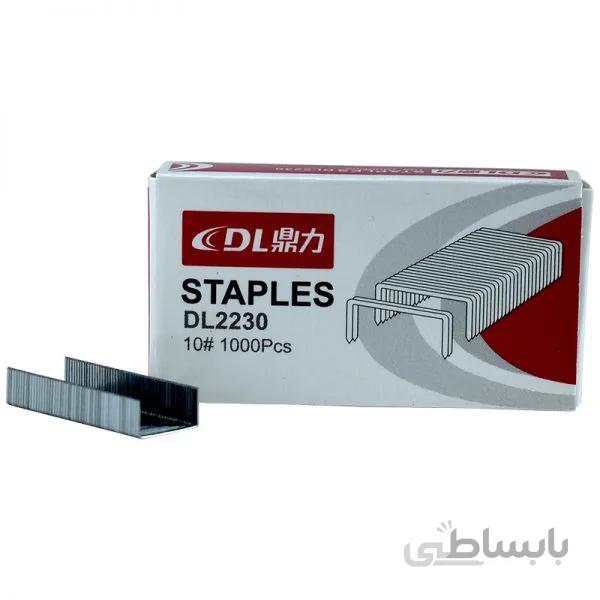 سوزن منگنه DL کد DL2230 سایز NO.10 بسته 1000 تایی ا DL2230 NO.10 size Staples Pack of 1000