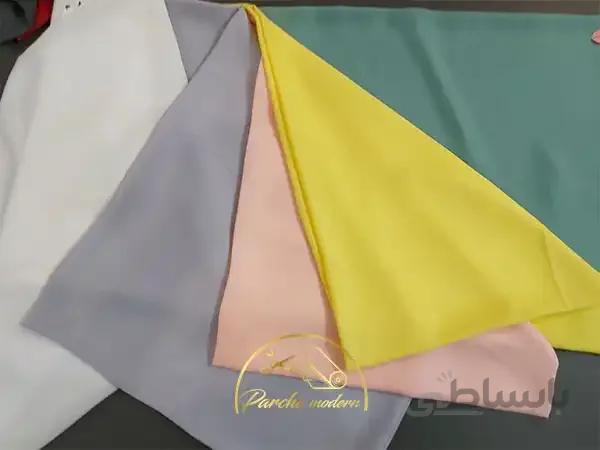 پارچه کرپ حریر لمه دار