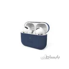 کاور سیلیکونی مناسب برای Airpods pro ا silicone case protection for airpods pro blue