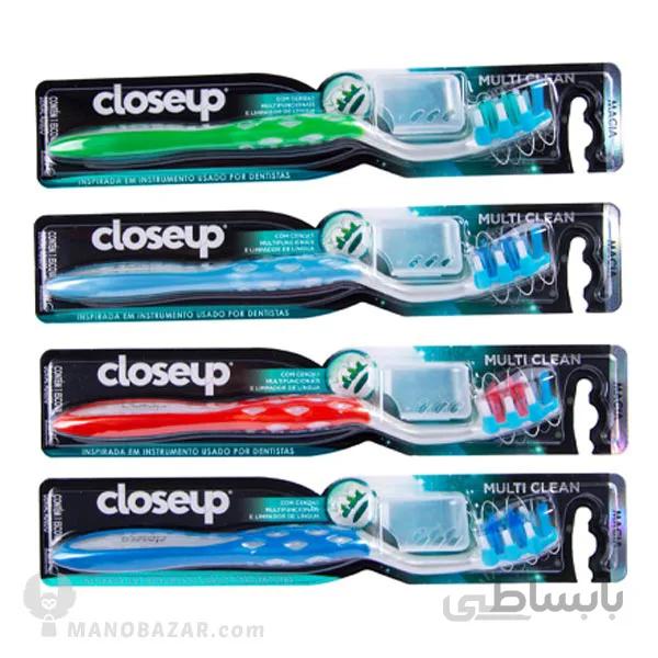 مسواک نرم کلوزآپ Close Up : در 4 رنگ متفاوت
