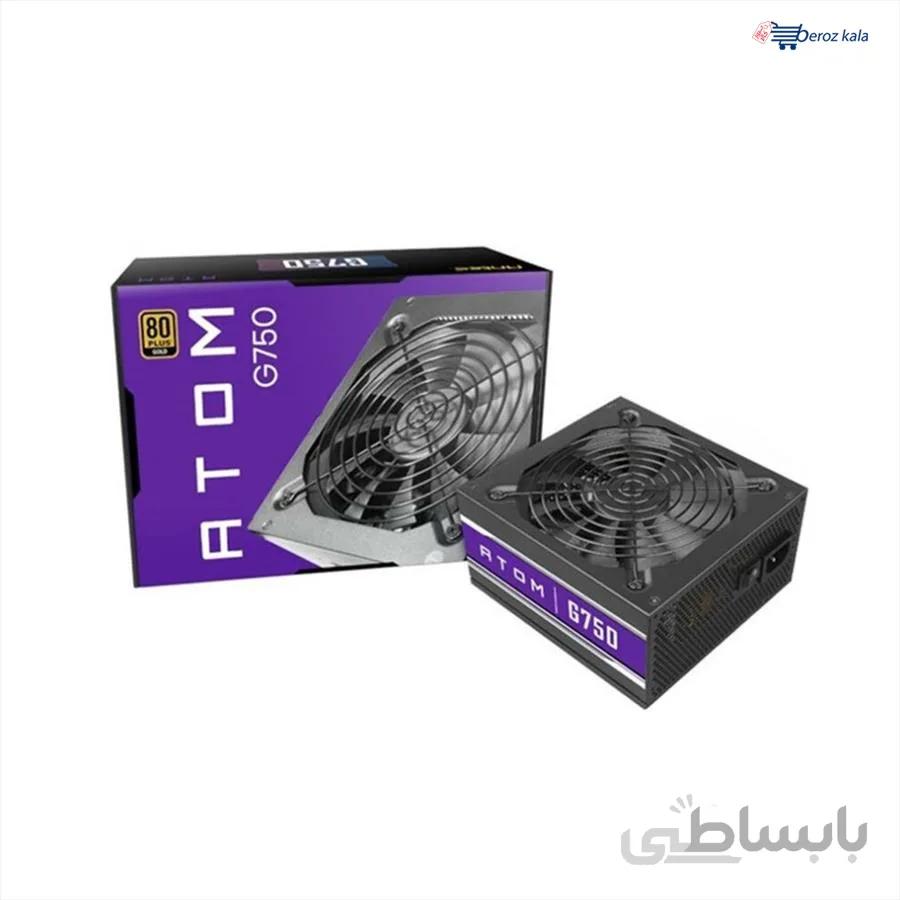 پاور 750 وات Antec مدل Atom G750 Gold Full Modular ا Antec Atom G750 Gold Full Modular 750W Power Supply