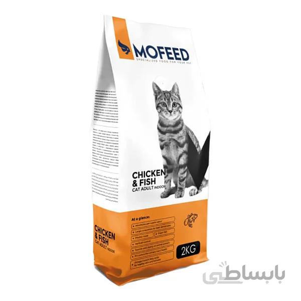 غذای گربه ایندور ادالت با مرغ و ماهی Chicken Fish مفید 2 کیلوگرم