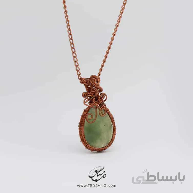 گردنبند زنانه سنگ یشم NT-119