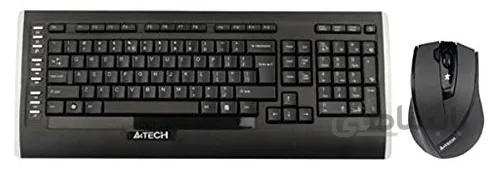 کیبورد و ماوس بی سیم ای فورتک مدل 9300F ا A4tech 9300F Wireless Keyboard And Mouse