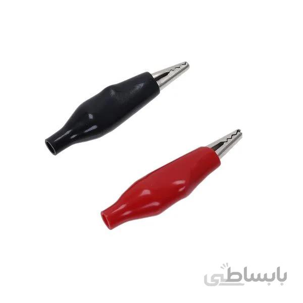 گیره سوسماری متوسط 45 میلیمتری مشکی و قرمز
