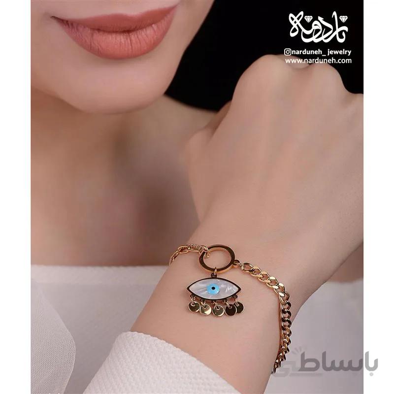 دستبند چشم پلاک صدف
