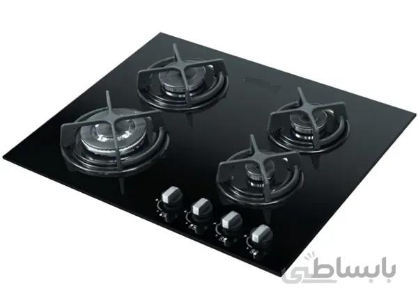اجاق گاز صفحه ای 4 شعله استیل تاکنوگلد مدل G114 ا TacnoGold G114 Gas Hob
