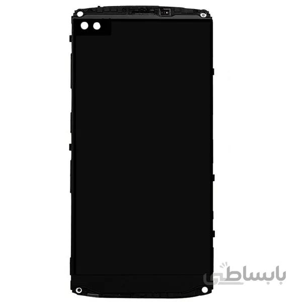 تاچ ال سی دی گوشی موبایل ال جی LG V10 / H960 اورجینال با فریم مشکی