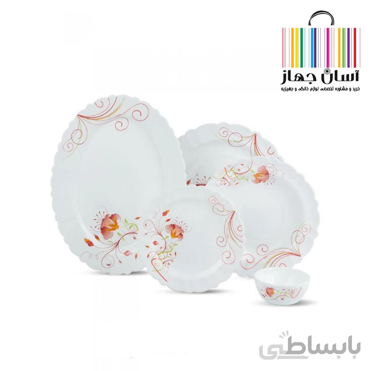 سرویس غذا خوری ۲۵ پارچه آیروپال طرح صبا(saba)