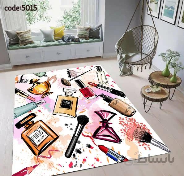 فرشینه طرح لوازم ارایشی 2-5015