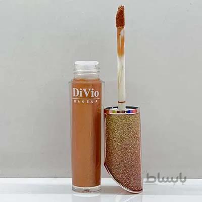 رژلب مایع اکلیلی دیوایو ۱۰۱ / DiVio Makeup Lovely Lipgloss Shinny