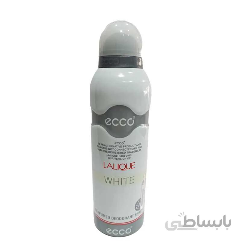 اسپری مردانه اکو مدل لالیک وایت 200 میل ecco lalique white