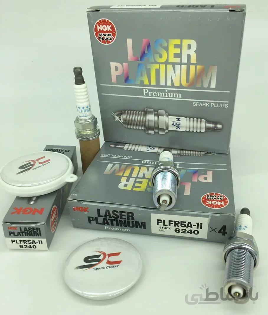 شمع سوزنی پلاتینیوم لیزری پایه بلند NGK PLFR5A-11 6240