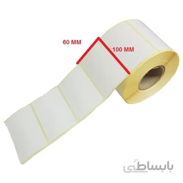 لیبل برچسب کاغذی یک ردیف 1000 عددی Paper Label 60×100