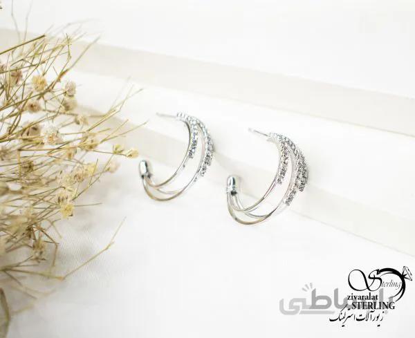 گوشواره زنانه طرح طلا کد 5805