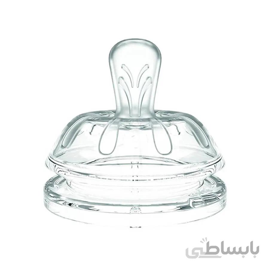 سرشیشه دو عددی سیلیکونی بالای 6 ماه نویتا Nuvita