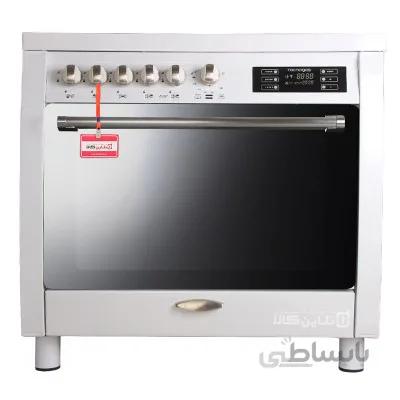 اجاق گاز تاکنوگاز سری کلاسیک جدید مدل SFL WS پنج شعله رویه استیل