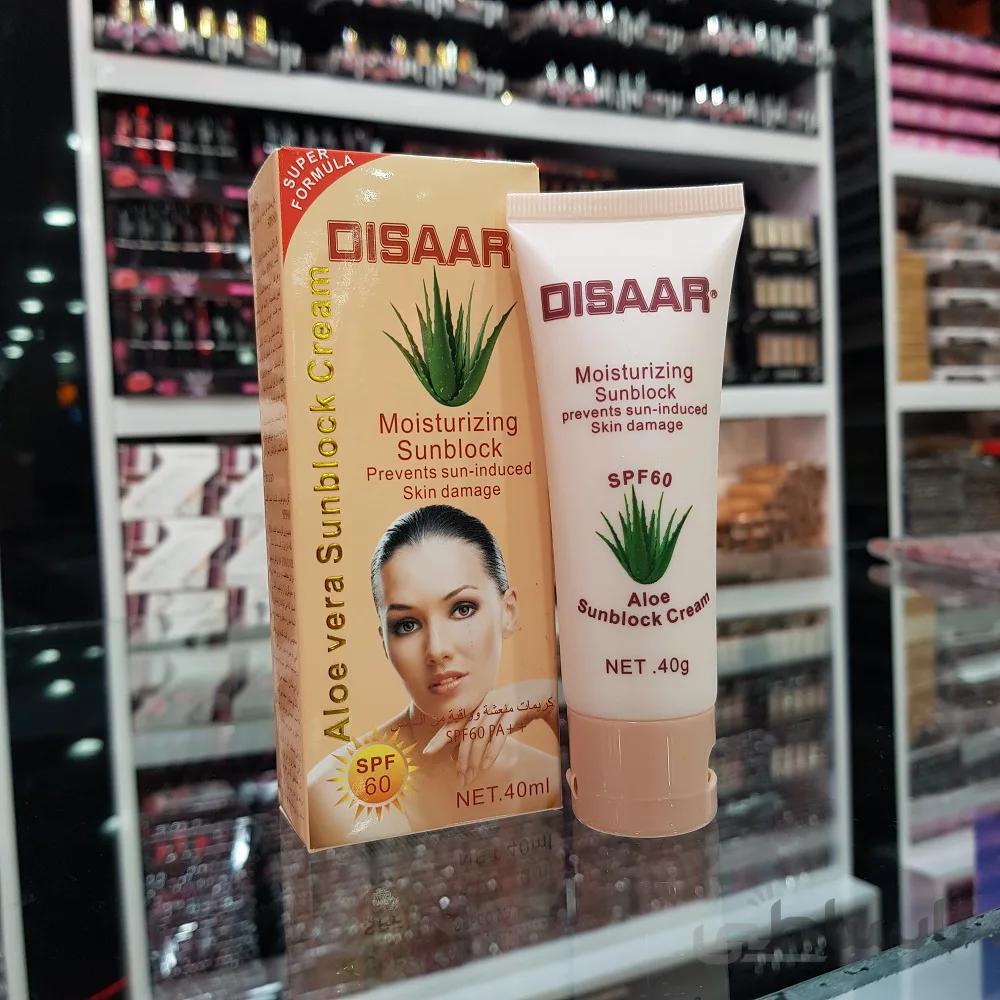 کرم ضد آفتاب دیسار عصاره آلوئهورا DISAAR SPF60