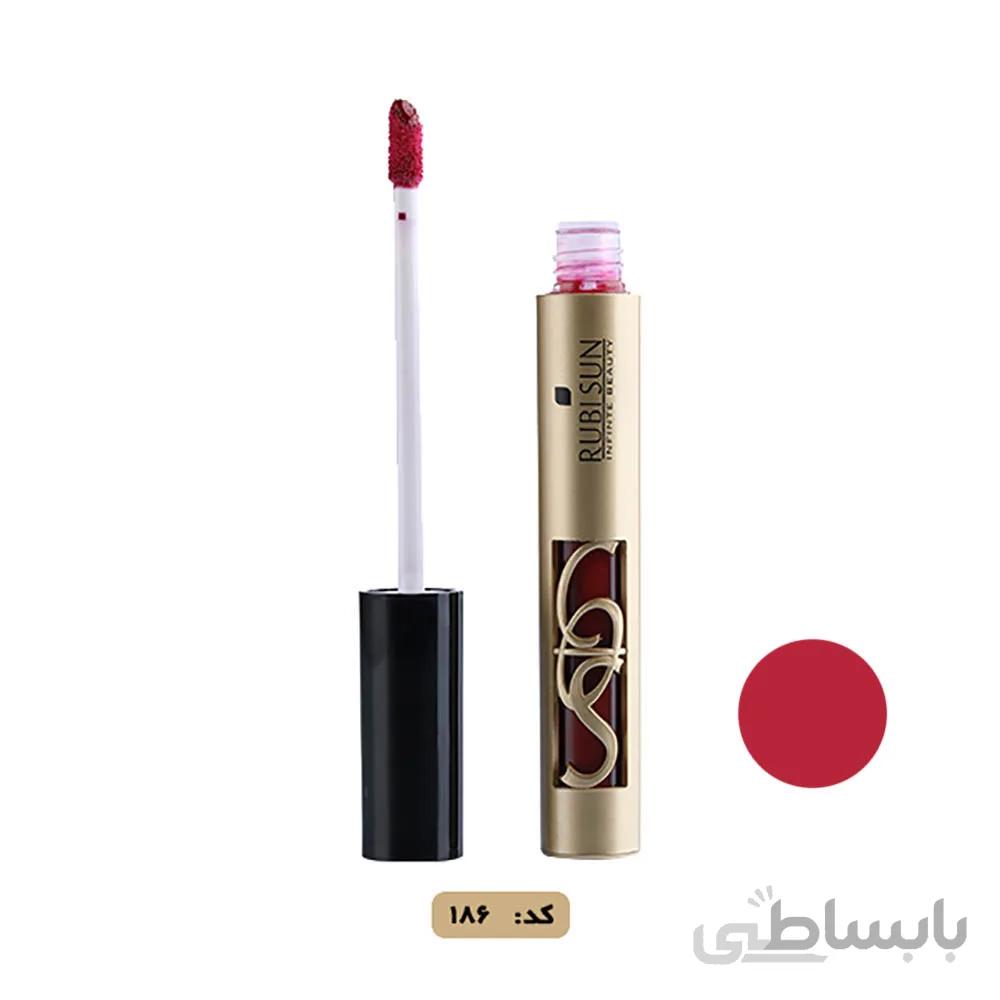 رژ لب مایع شماره 186 روبی سان ا -