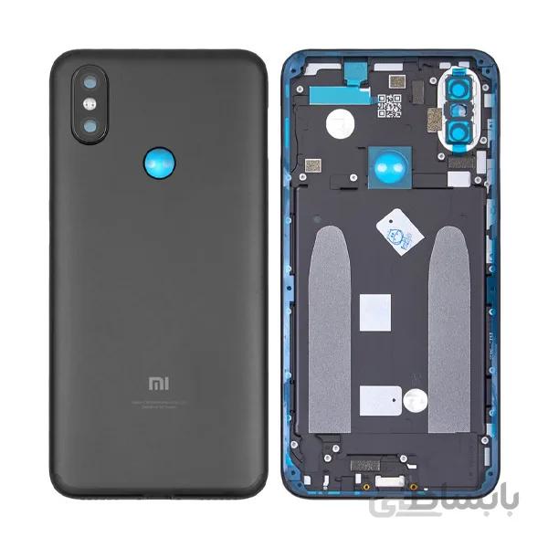درب پشت گوشی می 6 ایکس شیائومی همراه با فریم Xiaomi Mi 6X/Mi A2 Housing- رنگ مشکی