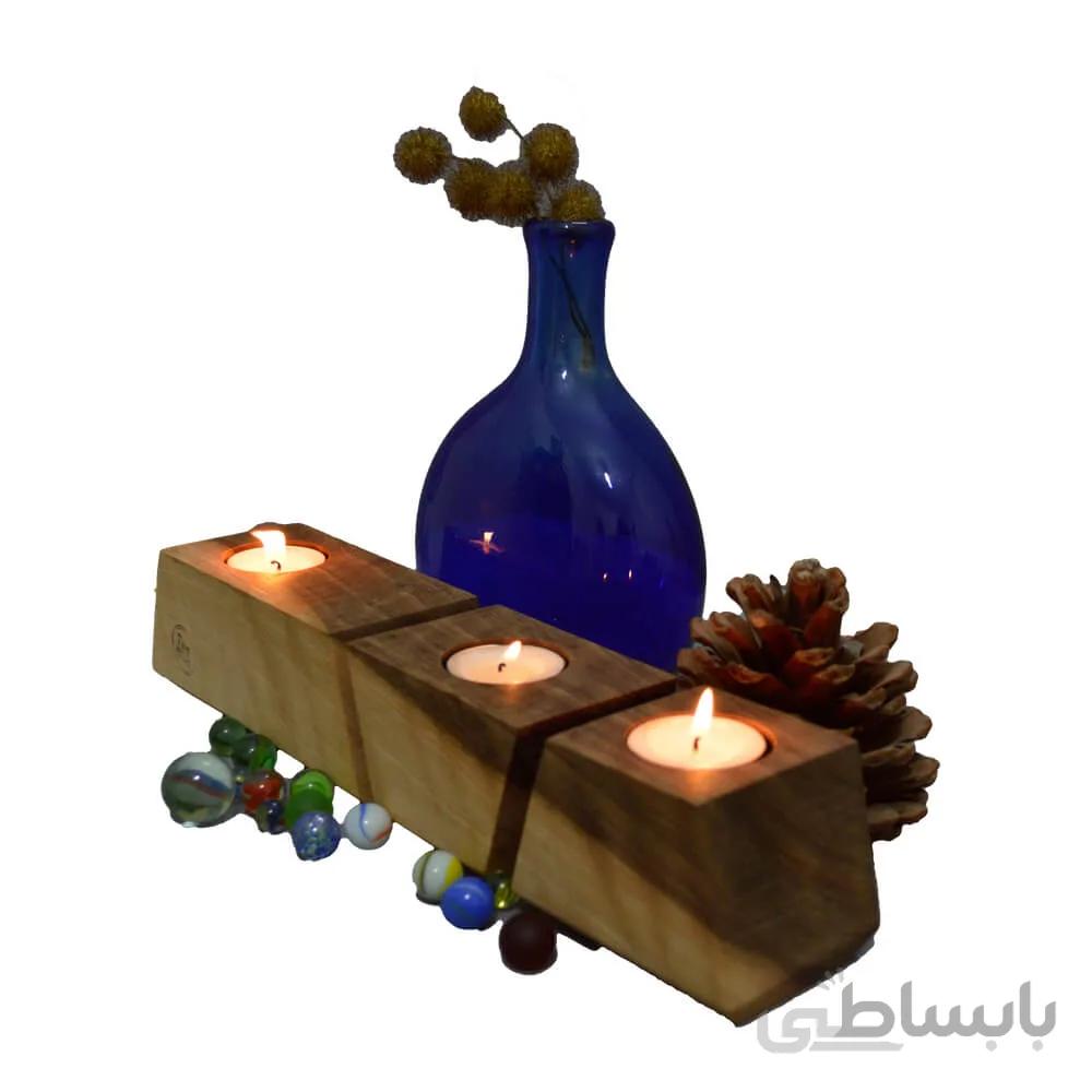 جا شمعی سه تیکه