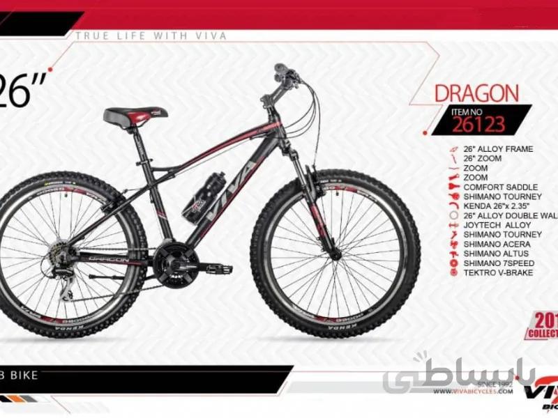 دوچرخه کوهستان ویوا مدل دراگون کد 26123 سایز 26 - VIVA DRAGON- 2019 colection