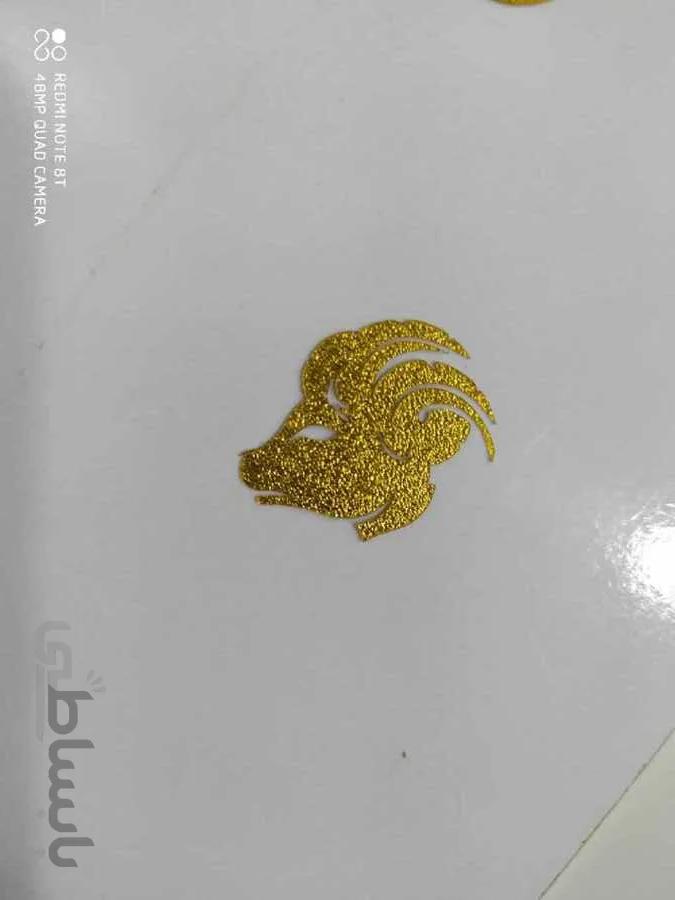 ورق طلا طرح دار ماه فروردین سایز بزرگ