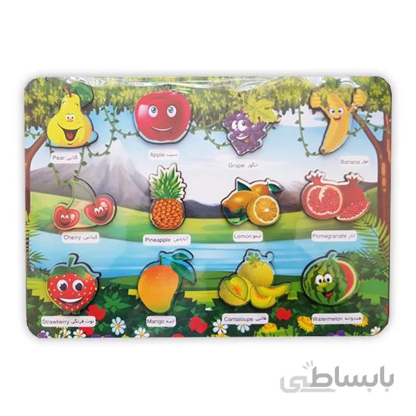 جورچین چوبی میوه ها برجسته