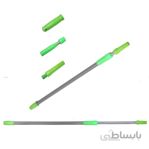 دسته تلسکوپی فلزی 2/5 متری
