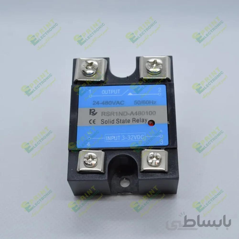 رله الکترونیکی SSR پیچ خور تک فاز 100 آمپر DC/AC