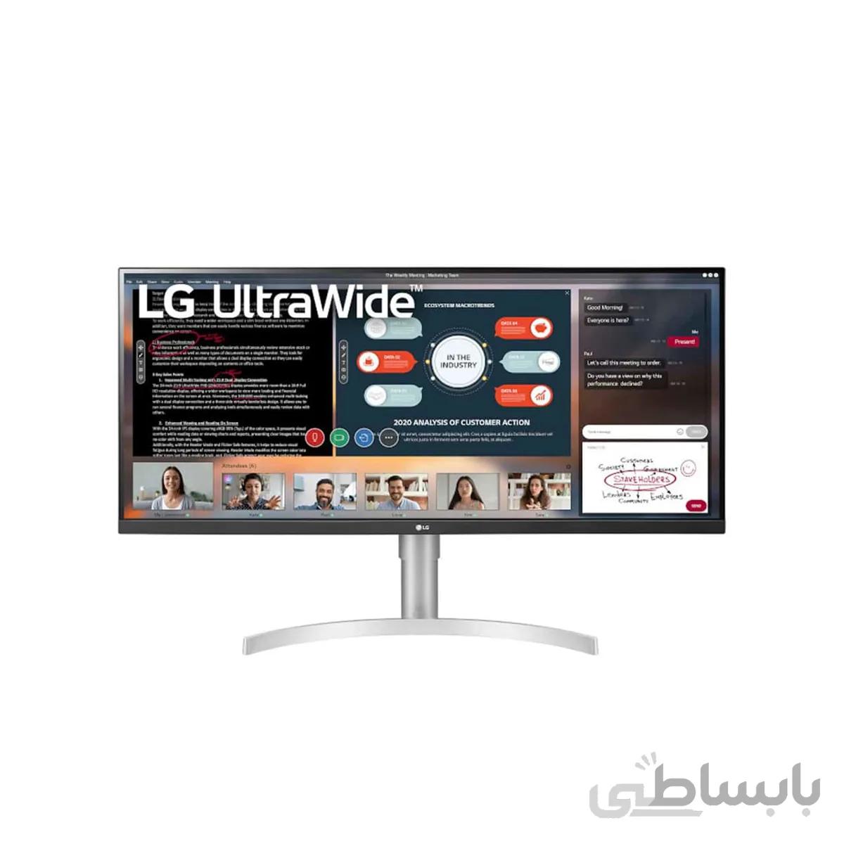 مانیتور طراحی و دیزاین 34 اینچ ال جی مدل 34WN650-W ا LG Monitor Design 34WN650-W 34 Inch
