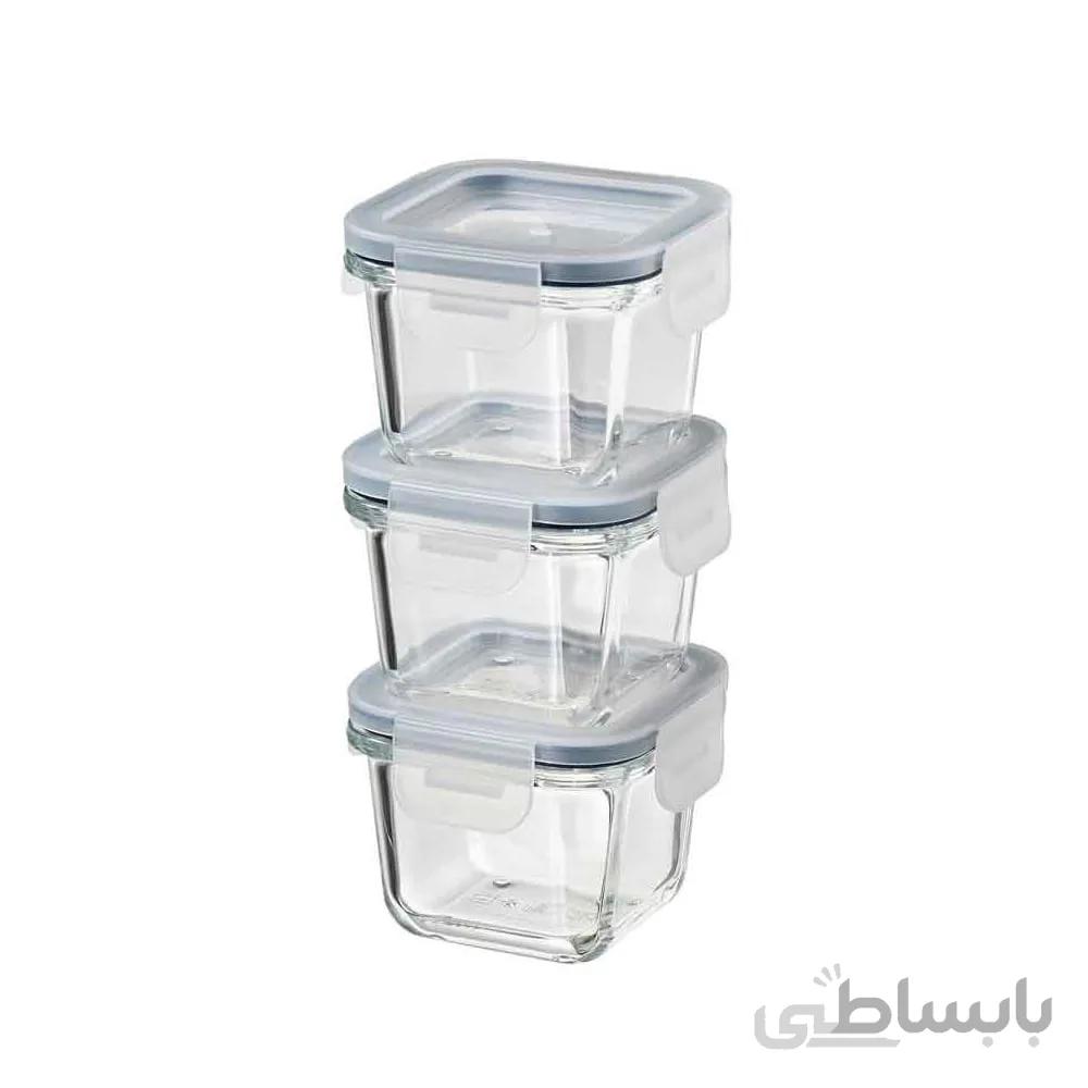 ظرف نگهداری ایکیا مدل IKEA 365+ ست 3 تایی