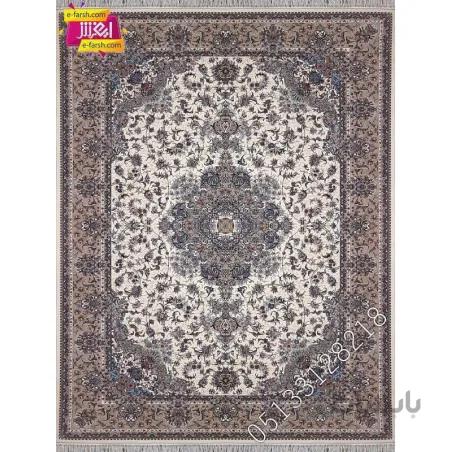 فرش ماشینی آرا مشهد طرح 25595 کرم
