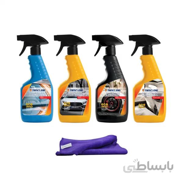 مجموعه اسپری کارواش بدون آب تام کلین مدل TC-007