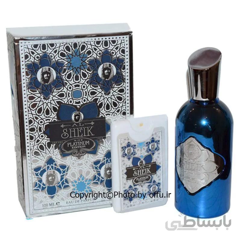 عطر ادکلن مردانه ال شیخ ریچ پلاتینیوم فراگرنس ورد (Fragrance World AL Sheik Rich Platinum) حجم 100 میل ا Fragrance World Sheik Rich Platinum for men