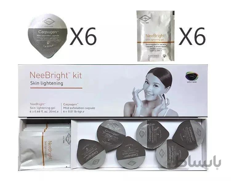 کیت مواد زیبا سازی صورت دستگاه پلاژن اصل neerevive kit neebright