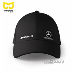 کلاه کتان مشکی benz AMG