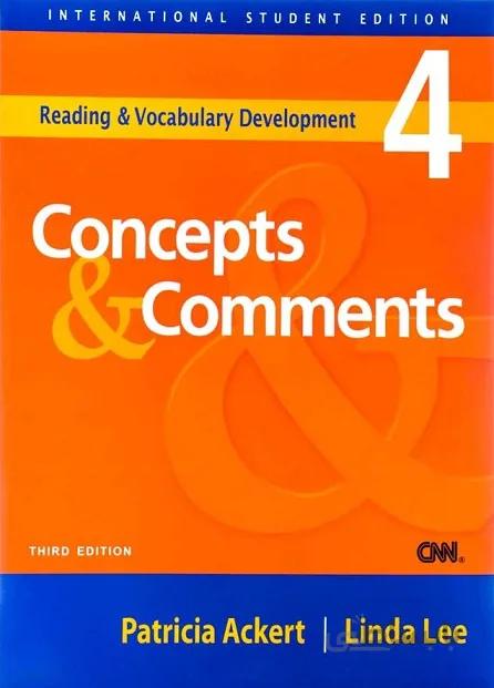 کتاب کانسپتز اند کامنتز Concepts & Comments 4 with CD