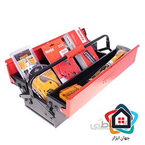 جعبه ابزار فلزی اتوماتیک 50 سانت 2 طبقه رونیکس مدل RH 9174