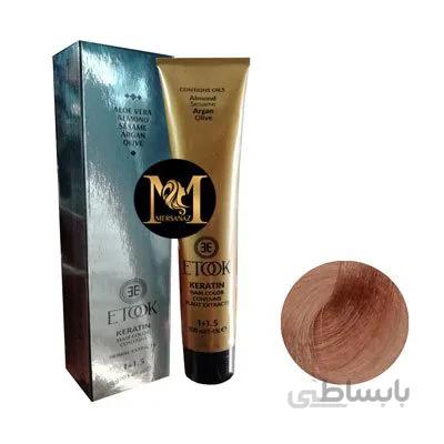 رنگ مو ايتوك شماره 8.85 حجم 100 ميلي ليتر رنگ شير نسكافه اي