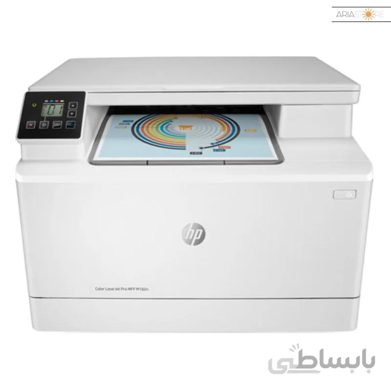 پرینتر چند کاره لیزری اچ‌پی مدل LaserJet Pro MFP M182n ا Color LaserJet Pro MFP M182n Printer