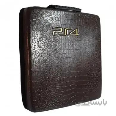 کیف ضدضربه PS4 Pro/Slim - طرح چرم