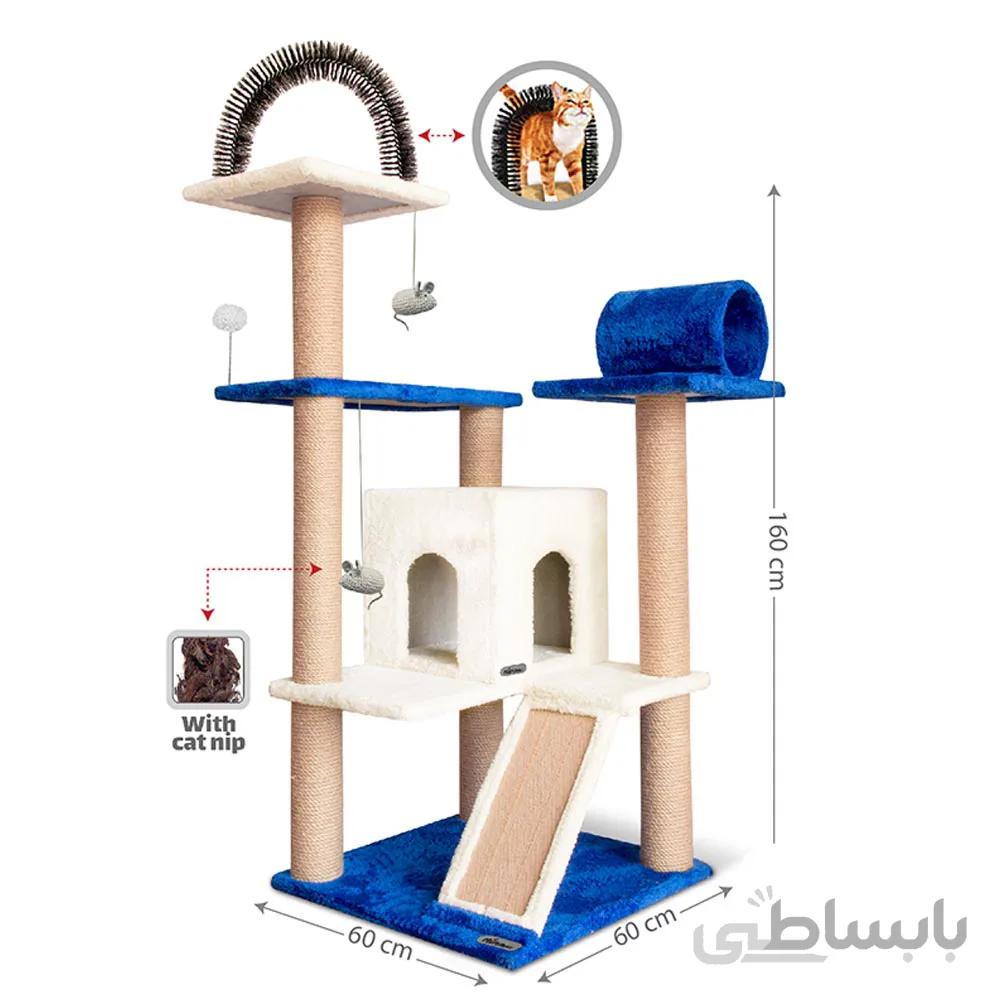 درخت گربه چهار طبقه نیناپت کد M ا Ninapet Cat Tree Code M