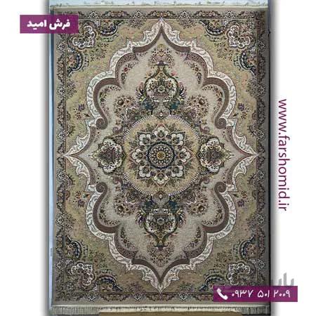 یک تخته 9 متری فرش 700 شانه 10 رنگ مریم فیلی فرش هدیه (محتشم)